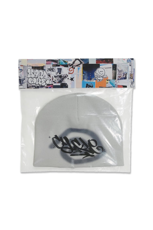 nyke × Cycle SPIRAL TAG BEANIE -GRAY- *Last1
